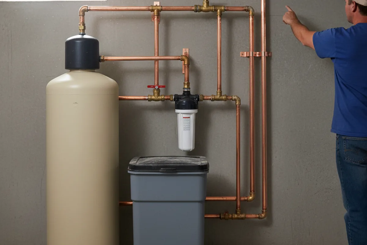 Whole-house water treatment system installed in Baytown